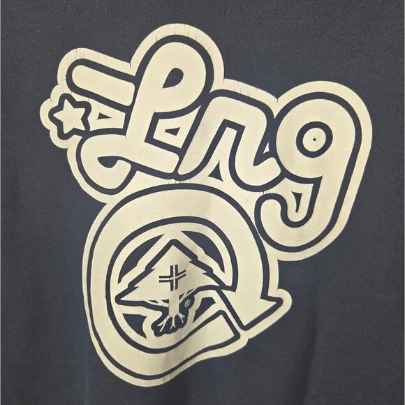 LRG MEN’S BLUE PULLOVER CREWNECK SWEATSHIRT – SIZE MEDIUM – STREETWEAR GRAPHIC - Picture 8 of 8